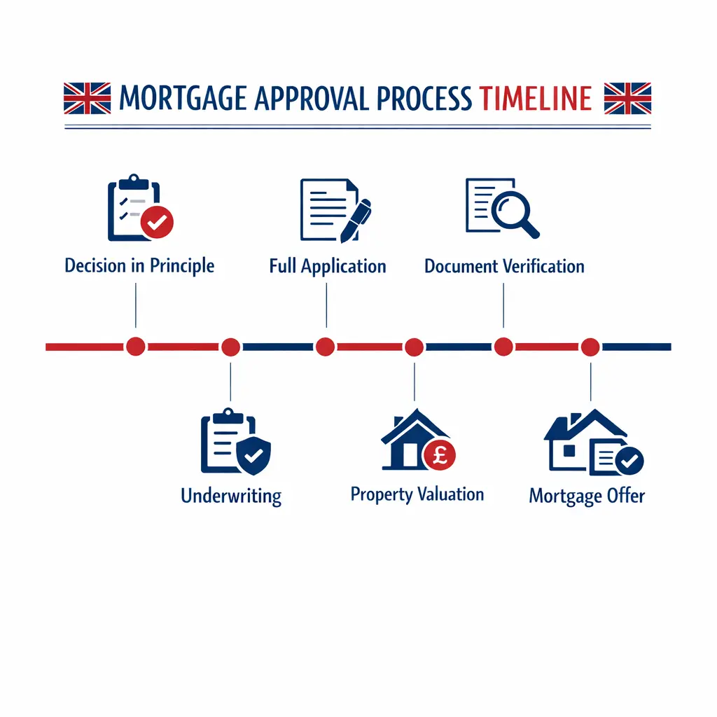 Mortgage approval process timeline for secured loans