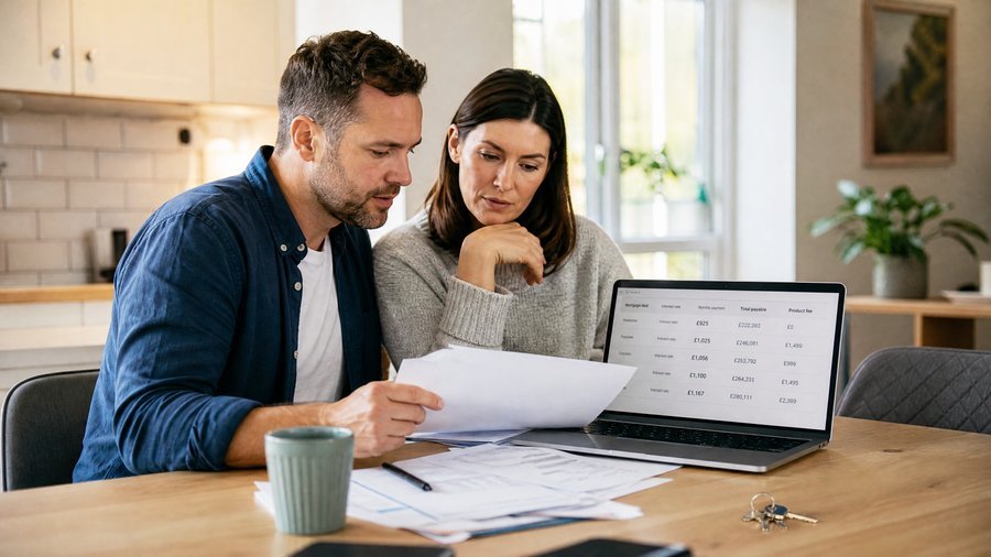 Mortgage dictionary and terminology concept